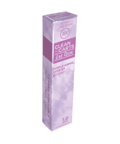 Clean Carts Live Rosin – 1 Gram Purple Animal Cookies