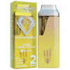 A premium Clean Carts Lemon Cherry Zkittlez vape cartridge offering a zesty lemon and sweet cherry flavor with a fruity candy twist for a smooth and flavorful vaping experience.