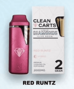 Red Runtz | New Clean Carts | 2 Gram